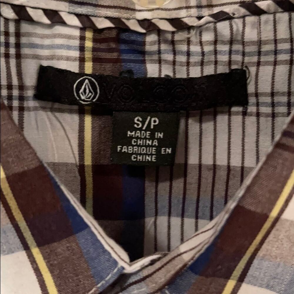 Volcom striped button down - image 4